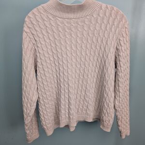 Women's Cable Knit Sweater - Cream